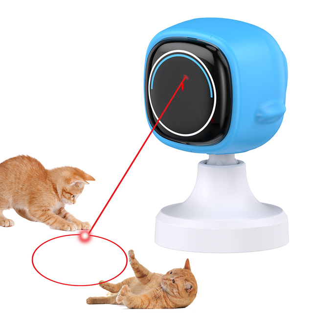 2025 Newest Hot Selling Laser Rechargeable Pet Toy Smart Laser Cat-teasing Toy