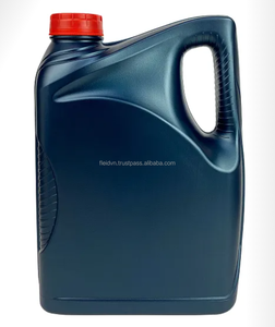 ขวดเคมีทรงกระบอก HDPE ขนาด 4 ลิตร สำหรับงานอุตสาหกรรม  พร้อมเคลือบสีและพิมพ์ซิลค์สกรีน  พร้อมหูจับและฝาเกลียวสีดำ - Product Image 5