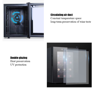 Chuyên nghiệp rượu vang mát 78l 32 chai rượu vang tủ lạnh tủ tủ lạnh freestanding - Product Image 5
