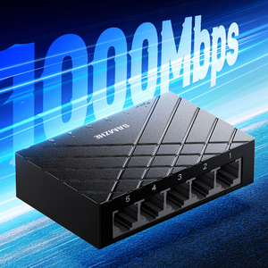 SAMZHE 2026 Nouveau Commutateur Réseau Gigabit 5 Ports 1000 Mbps, Répartiteur et Extenseur de Surveillance Réseau pour Entreprises - Product Image 2