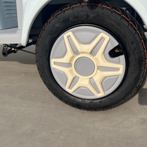 Triciclo Eléctrico Compacto de 2 Pasajeros, 48V 500W, Silencioso, Carrocería Abierta, 30-50km, 200-300kg, Eje Trasero Integrado, Engranajes de Precisión - Product Image 3