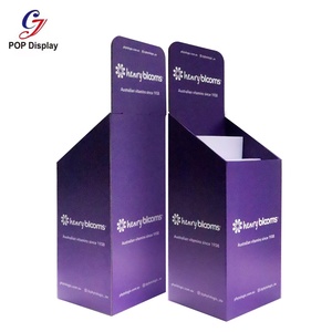 Tùy chỉnh siêu thị Dump thùng sản phẩm hiển thị các tông carton Pop Up shipper hộp hiển thị sóng giấy bán lẻ hiển thị bin - Product Image 1
