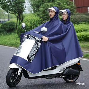 China bicicleta impermeable Oxford tela adulto reutilizable impermeable adulto impermeable largo impermeable - Product Image 2