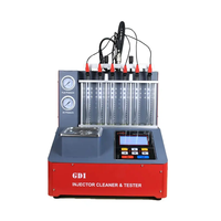Nettoyeur et testeur d'injecteurs haute performance GDI-608, équipement de test ultrasonique du système d'alimentation et de l'injection