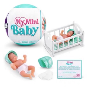 Mini Muñeca <span class=keywords><strong>de</strong></span> <span class=keywords><strong>Silicona</strong></span> en Bola Sorpresa, Cinco Cajas Misteriosas con Juguetes Sorpresa para Niños - Product Image 1