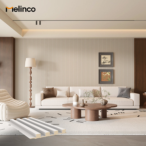 Revestimiento <span class=keywords><strong>de</strong></span> Pared Acordonado Moderno, Rejilla Sólida Interior, <span class=keywords><strong>Listones</strong></span> Acanalados 3D, Rejillas WPC Ecológicas, Decoración <span class=keywords><strong>de</strong></span> Pared - Product Image 2