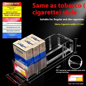 Tự động Pop-Pull thuốc lá giá hai lớp giữa thuốc lá Pusher lớp phủ cao cấp hiển thị giá với khả năng hiển thị tuyệt vời - Product Image 5