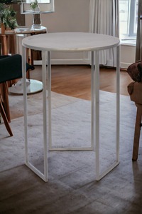 Nordic Style Luxury Modern Metal Side <b>Table</b> Gray Custom Size <b>Small</b> <b>Coffee</b> <b>Table</b> for Interior Furniture - Product Image 3