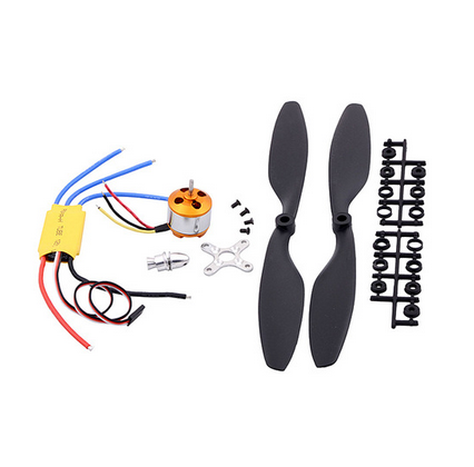 A2212 1000KV Brushless Motor Kit - 30A ESC + 1045 Propellers for F450/F550 RC Quadcopter & FPV Drone Parts