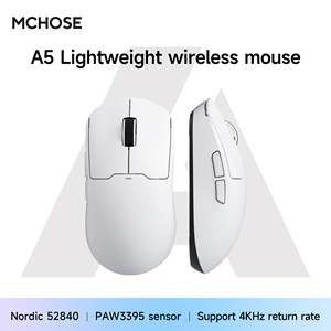 Souris de jeu sans fil MCHOSE A5, trois modes, longue autonomie, PAW3395, design léger, PWA 3395, design léger, longue autonomie - Product Image 6
