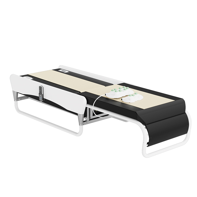 Luxury 3D Master V3 Thermal Electric Jade Roller Heated Table Massage Bed with Traditional Design for Hotel & Bedroom Use