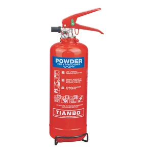 EN3 CE 8A 34B C E Fire Rating 27 Bar Test Pressure Steel Fire Extinguisher 1kg ABC Dry Powder for Solid Gas Liquid Electric Fire