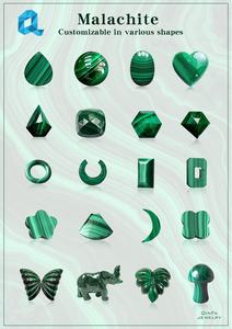 Cabochon di <span class=keywords><strong>Malachite</strong></span> Naturale Personalizzato, Gemma Rotonda Lavorata su Misura, Fornitore di Gemme e Produttore di <span class=keywords><strong>Malachite</strong></span> su Ordinazione - Product Image 5