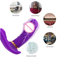 Vibrador de Control Remoto Inalámbrico de Doble Motor para Masaje Vaginal y del Punto G, Dildo Vibrador para Mujeres, Juguetes Sexuales