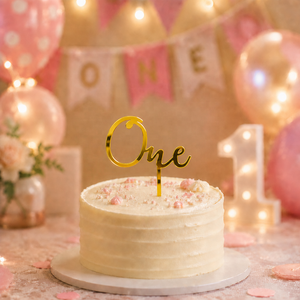 Decorazione per Torta in Acrilico a Forma di Numero 1 per Feste di <span class=keywords><strong>Compleanno</strong></span> e Baby Shower, Accessorio per Torte - Product Image 4