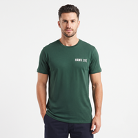 T-shirt décontracté pour homme de haute qualité, col en V, basique, uni, confortable, à manches courtes, en tissu tricoté, vente en gros directe d'usine chinoise