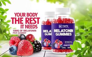 Suplementos de gomitas para dormir con vitamina efectiva de etiqueta privada para adultos-60 gomitas para aliviar el estrés y dormir mejor no para recién nacidos - Product Image 5