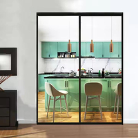 Portes coulissantes en aluminium personnalisées de haute qualité Double vitrage économe en énergie pour Patio Balcon Chambre Caractéristique étanche