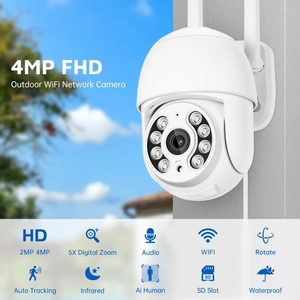 Tuya 4K <span class=keywords><strong>HD</strong></span> <span class=keywords><strong>WiFi</strong></span> Cámara 3MP 4MP hogar inteligente <span class=keywords><strong>mini</strong></span> inalámbrico PTZ seguimiento automático CCTV vigilancia cámara de seguridad <span class=keywords><strong>5G</strong></span> banda Cámara - Product Image 2