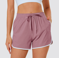 Short de sport d'été pour femmes avec poche Logo personnalisé Quick Dry Ladies Workout Gym Sports Yoga Shorts