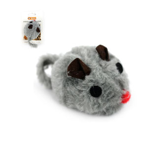 Juguete interactivo y de movimiento para mascotas, ratón eléctrico de felpa, tela de felpa no tóxica y duradera, 6.5x4.5cm - Product Image 4