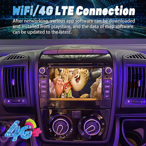 Pour Fiat Ducato Peugeot Boxer <span class=keywords><strong>Citroen</strong></span> <span class=keywords><strong>Jumper</strong></span> 2 2006-2016 Autoradio Android Écran Carplay Lecteur Vidéo Stéréo GPS Navigation - Product Image 2
