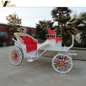 Remorque de mariage pour chevaux, transport spécial pour événements et fêtes, calèches royales dorées, bus électrique de tourisme - Product Image 4