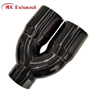 ปลายท่อไอเสียแบบยูนิเวอร์แซล ขัดเงา ขนาด <span class=keywords><strong>2</strong></span>.5 นิ้ว/<span class=keywords><strong>3</strong></span> นิ้ว/4 นิ้ว/5 นิ้ว ทางเข้า 4 นิ้ว/5 นิ้ว/6 นิ้ว/7 นิ้ว ทางออกคู่ สำหรับรถยนต์/รถบรรทุก - Product Image 1