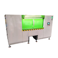 Machine de polissage centrifuge à sec, tambour de finition à sec à commande PLC pour l'obtention d'un fini miroir sur les pièces en acier inoxydable