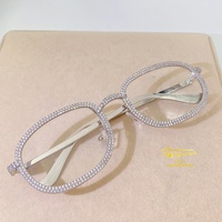 Lunettes de soleil en laiton glacé pour homme, personnalisées, hip hop, 5a, cz, de luxe, transparentes, Offre Spéciale