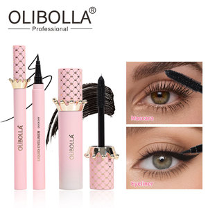 Máscara de Pestañas 2 en 1 Crown, Resistente al Agua, de Larga Duración, Voluminizadora, Rizadora, a Prueba de Manchas, para Pestañas Gruesas, Color Rosa - Product Image 1