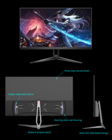 Nouvel écran de PC de bureau QHD de haute qualité de 27 pouces 320 Hz, avec interface DP 2K 2560*1440, moniteur de jeu, vente en gros d'usine