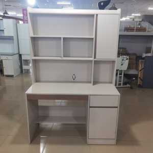 현대 간단한 책상 나무 책 선반 및 컴퓨터 테이블 케이스 선반 학생을위한 입방 나무 독서 테이블 - Product Image 1