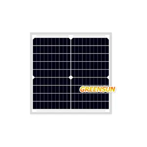 20W 30W 18V आकार अनुकूलन Monocrystalline सौर सेल पैनल कीमत थोक अनुकूलित 50w 60w 80w 110w छोटे सौर पैनलों