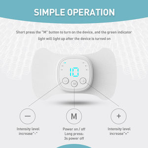 2025 nuevo diseño Mini equipo de electroterapia doméstica electrodo vibración Tens masaje para hombro y cuello - Product Image 6