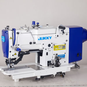 Máquina <span class=keywords><strong>de</strong></span> Coser Industrial Doméstica JK781D <span class=keywords><strong>de</strong></span> Alta Velocidad con Accionamiento Directo <span class=keywords><strong>para</strong></span> <span class=keywords><strong>Ojales</strong></span> Rectos en Telas Comunes - Product Image 1