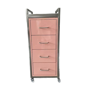 Armoire à outils de coiffeur en acier inoxydable stockage de salon de coiffure chariot à outils de repassage spécial chariot de salon - Product Image 4