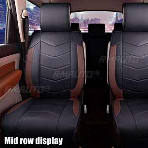 Ensemble de housses de siège de voiture en cuir PU universelles pour la plupart des voitures, protection de siège auto, coussin confortable pour siège de voiture, tapis, oreiller, automobiles - Product Image 5