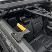 Hochbelastbare Al-Mg-Legierung Rutschfeste Ford Bronco 4x4 Einstiegshandgriffe Paar-Set Vordere Überrollbügel-Haltegriffe Ohne Bohren