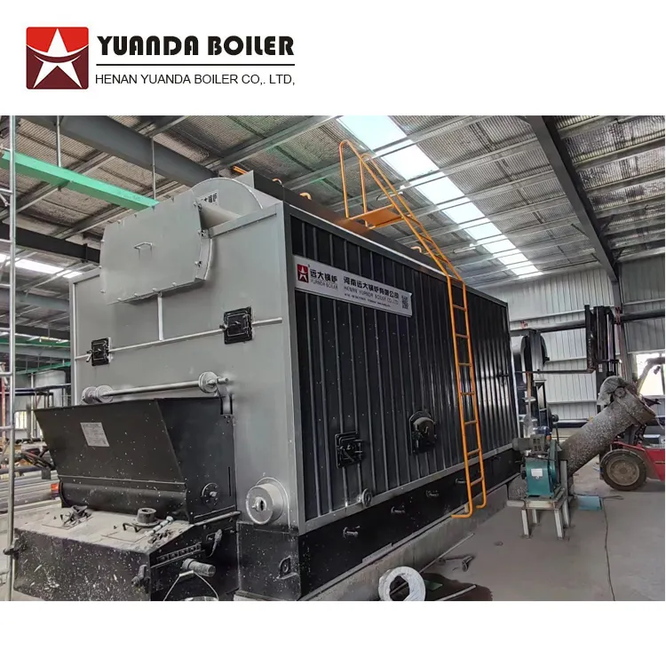 Yuanda wood powder woodchip chain grate feeding system industrial steam boiler for paper mill