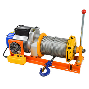 China's Hot Selling Portable 1T Wire Rope <strong>Winch</strong> Small Site Hoist - Product Image 1