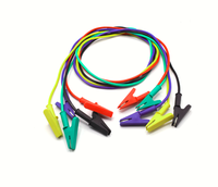 Câble de connexion pour ligne de test haute tension - Pince crocodile / Fiche banane, conducteur en cuivre étamé, isolation en PVC 1