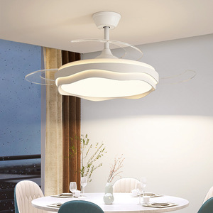 Modern LED <b>Ceiling</b> Fan <b>Light</b> Round Halo Pendant Fan Lamp for Dining Room Bedroom <b>Ceiling</b> Mounted - Product Image 1