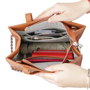 Sac à main en cuir véritable AndoBag pour femmes, sacs fourre-tout de luxe couleur unie, sac à bandoulière décontracté tendance 1762 - Product Image 6
