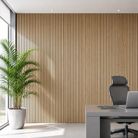 Panneaux acoustiques modernes en MDF et fibre de polyester pour l'insonorisation des murs d'appartement avec absorption acoustique hautement efficace