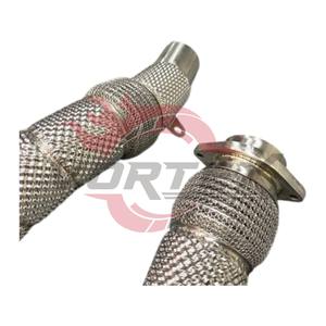 Tubo de Escape de Alto Flujo Vortex de Acero Inoxidable 304 para BMW M2 G87 M3 G80 M4 G82 S58 3.0T 2023-2025 con Protector Térmico Sin Advertencia CEL - Product Image 4