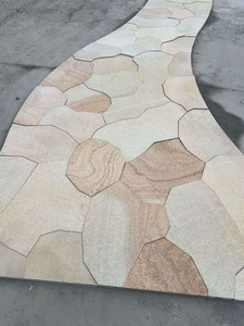 <span class=keywords><strong>Lastre</strong></span> di Pavimentazione Irregolari in Granito Naturale Effetto Ghiaccio Fiammato e Martellato <span class=keywords><strong>per</strong></span> Villa, Cortile, Patio e <span class=keywords><strong>Giardino</strong></span> - Product Image 3