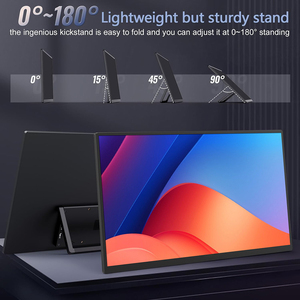 2K màn hình di động với 180 ° có thể điều chỉnh đứng 13 UHD IPS Slim kép USB C <span class=keywords><strong>HD</strong></span> chơi game hiển thị Loa kép được xây dựng trong máy tính xách tay đứng - Product Image 4