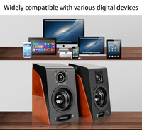 OEM offre spéciale haut-parleur élégant 2.0 son HIFI petit haut-parleur élégant USB avec Subwoofer de 3 pouces