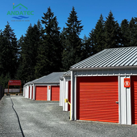 Porte de stockage commerciale Anda, porte enroulable pour entrepôt, durable, installation facile, 7x7, 8x9